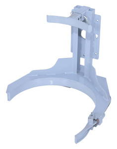 Vestil Steel Counter Balanced Power Lift Hydraulic Drum Gripper Attachment - 600 lb - Gray