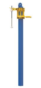 Vestil Steel Manual Mast - 84 In. Wrap Height Blue / Yellow For Use With Model SWA-50