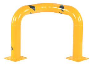 Vestil Steel Triple Elbow Guard - 28-1/8 In. x 28-1/8 In. x 24-9/16 In. - Yellow