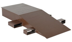 Vestil Steel Wheel Riser - 60 In. x 24 In. x 8-1/4 In. 40,000 lb - Brown