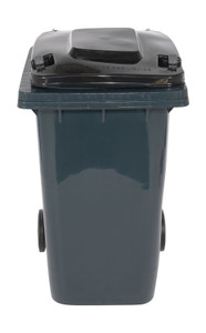 Vestil High Density Polyethylene - 64 Gallon Trash Can - Gray
