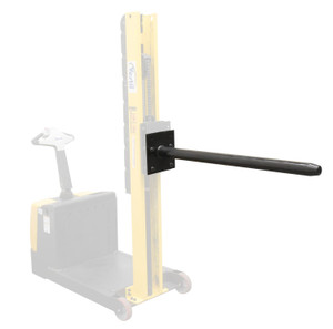 Vestil Steel Counter Balanced Power Lift Paper/Carpet Roll Lifter - 3 In. Diameter Attachment 200 lb - Black