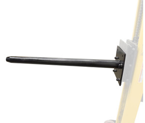 Vestil Steel Counter Balanced Power Lift Paper/Carpet Roll Lifter - 3 In. Diameter Attachment 200 lb - Black