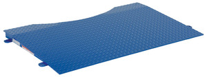 Vestil Steel Approach Ramp - 48 In. x 48 In. 4,000 lb Blue For Use With Model SWA-50