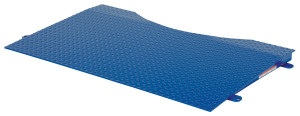 Vestil Steel Approach Ramp - 48 In. x 48 In. 4,000 lb Blue For Use With Model SWA-50