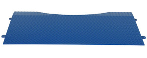 Vestil Steel Approach Ramp - 48 In. x 48 In. 4,000 lb Blue For Use With Model SWA-50