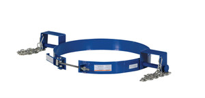 Vestil Carbon Steel Tilting Drum Ring - 55 Gallon Drum 1,200 lb - Blue