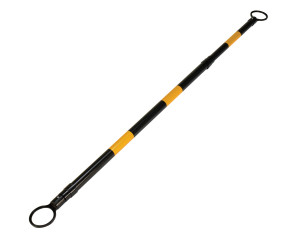 Vestil Plastic Traffic Cone Bar - 84 In. Extended Width Black / - Yellow