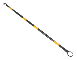 Vestil Plastic Traffic Cone Bar - 84 In. Extended Width Black / - Yellow