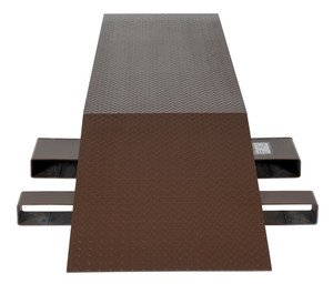 Vestil Steel Wheel Riser - 96 In. x 24 In. x 8-1/4 In. 40,000 lb - Brown