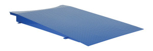 Vestil Steel Approach Ramp - 48 In. x 60 In. 4,000 lb Blue For Use With Models SWA-50 + SWA-50-SCALE