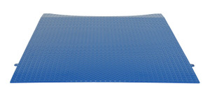 Vestil Steel Approach Ramp - 48 In. x 60 In. 4,000 lb Blue For Use With Models SWA-50 + SWA-50-SCALE