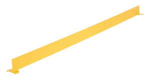 Vestil Steel Square Safety Handrail Toe Board - 80-5/8 In. x 3-7/8 In. x 4 In. - Yellow