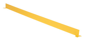 Vestil Steel Square Safety Handrail Toe Board - 80-5/8 In. x 3-7/8 In. x 4 In. - Yellow