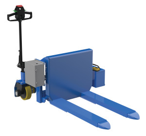 Vestil Steel Tilt Master DC Powered Traction Drive System - 2,000 lb - Blue