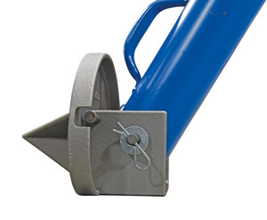 Vestil Steel Fixed Tripod Stand - 106-3/4 In. x 106-3/4 In. x 115-1/8 In. 2,000 lb - Blue