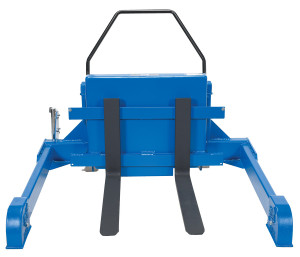 Vestil Steel Tilt Master Straddle Reciprocating Air/Oil Power - 2,000 lb - Blue