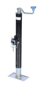 Vestil Steel Tube Ring Trailer Jack - 2,000 lb - Black
