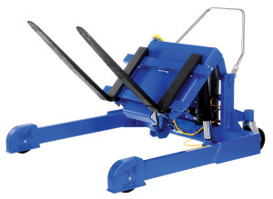 Vestil Steel Tilt Master Straddle AC Powered - 4,000 lb - Blue