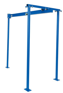 Vestil Steel Travel Tri-Post Jib - 600 lb - Blue