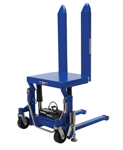Vestil Steel Tilt Master Reciprocating Air/Oil Power - 4,000 lb - Blue