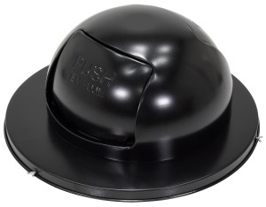 Vestil Steel Waste Disposal Top Dual Door for - 55 Gallon Drums - Black