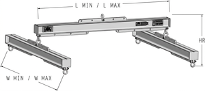Machining & Welding 1000 LB 8 FT Economy H-Beam
