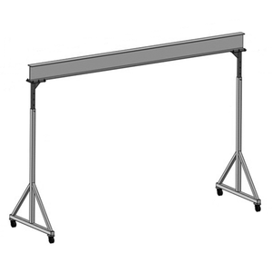 Machining & Welding Adjustable Height Gantry Crane 12-15 ft, 10 ft Long, 5 Ton WLL