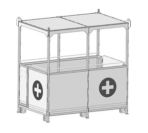 Machining & Welding 2000 LB Rescue Personnel Basket