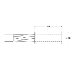 Machining & Welding 1/2 in Wire Rope Ferrule, 1.125 in Dia x 2.19 in Length Carbon