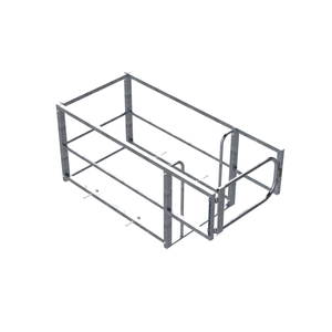 Safety Rail Co. 36 x 76 4-Piece Hatchguard with 36" Gate, Galvanized