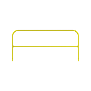 Safety Rail Co. Mobile Safety Rail, 7 ft, Yellow
