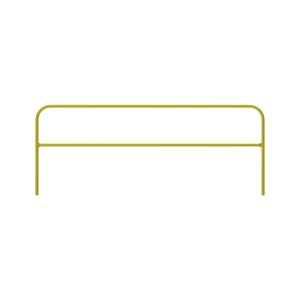 Safety Rail Co. Pit Safety Rail, 4 ft, Yellow