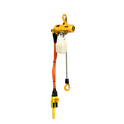 Harrington AH Mini-Cat Series Air Hoist - 500 lbs - Cord - 10 ft Lift