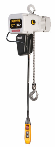 NER-FG Food Grade Electric Chain Hoist 15' Lift-Capacity 1/2 Tons NER005L-FG Electric Chain Trolley HARRINGTON