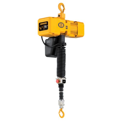 Harrington NER Cylinder Control Hoist Dual Speed - 1/8 Ton - 6 ft Lift