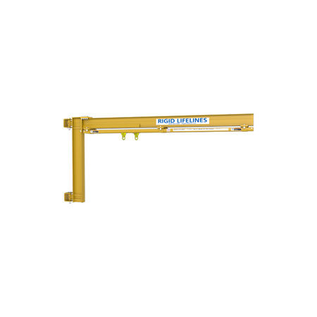 Rigid Lifelines Standard Column-Mounted Swing Arm, 1-Person, 20 ft Arm Reach