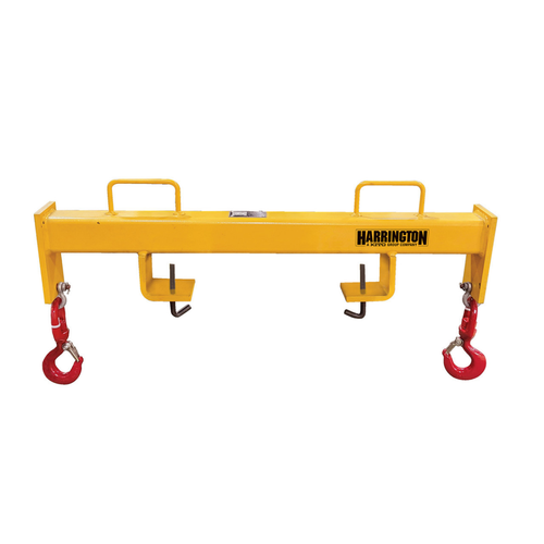 Harrington HFHBD Fork Truck Double Hook Beam - 5 Ton - 24 in Fork Spread