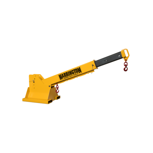 Harrington HTBP Telescoping Pivot Fork Truck Boom, 4 Ton