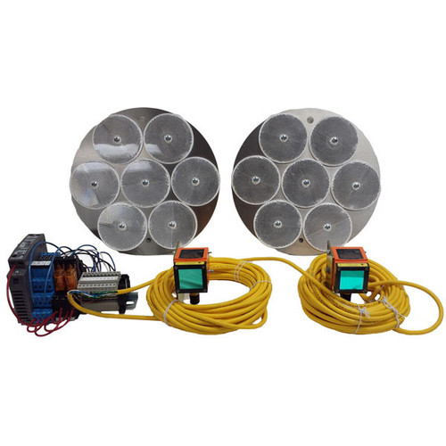 Bi-Directional Two Event Laser Reflective Sensing Kit up to 100 Feet for Crane to CraneCollision Avoidance Complete Systems Bi-Directional Two Event Laser Reflective Sensing Kit up to 100 Feet for Crane to CraneCollision Avoidance Complete Systems