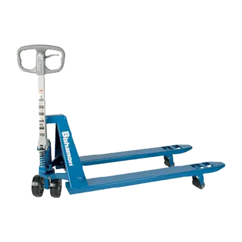 Bishamon BS-55A Series Blue Label Hand Pallet Truck, 5,500 lb, 48 x 27 in