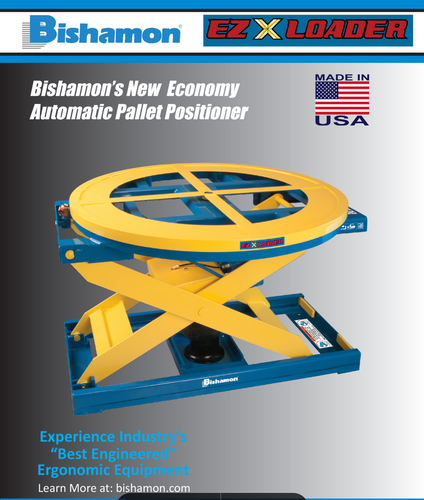 Bishamon  EZ X Loader  Self-Leveling Pallet Carousel Positioner, 4000 Lb. Cap. Bishamon  EZ X Loader  Self-Leveling Pallet Carousel Positioner, 4000 Lb. Cap.