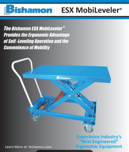 Bishamon  MobiLeveler  Self-Leveling Work Positioner ESX40 220 to 880 Lb. Capacity Bishamon  MobiLeveler  Self-Leveling Work Positioner ESX40 220 to 880 Lb. Capacity