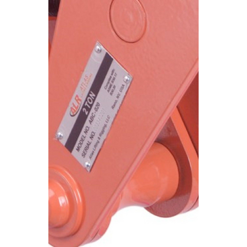 Atlas Lifting and Rigging Beam Clamp 2 Ton 4400 lbs