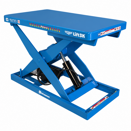 Bishamon L3K-TT4848 Series Optimus LK Lift Table, 3,000 lb, 48 x 48 in Rotating