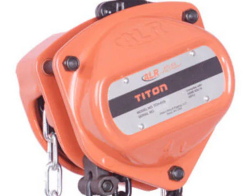 Atlas Lifting and Rigging Titan Chain Hoist .5 Ton 1100 lbs 20' Chain