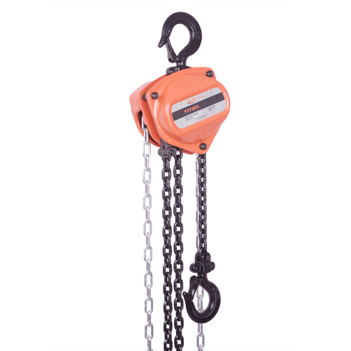 Atlas Lifting and Rigging Titan Chain Hoist .5 Ton 1100 lbs 30' Chain