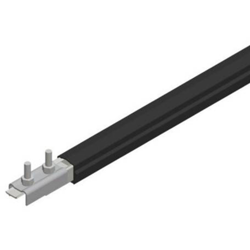 Conductix Safe-Lec 2 Conductor Bar 100 A Galv Steel, UV Resistant PVC Cover, Black Phase, w/ Splice Joint, 4.5M
