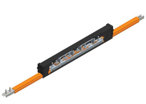 Conductix Safe-Lec 2 Expansion Section, 200 A AL/SS, Orange PVC Cover, w/ Splice Joint, 4.5M