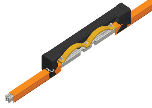 Hevi-Bar II, Expansion Section, 500A, Orange PVC Cover. 30 ft L Conductix XA-37677